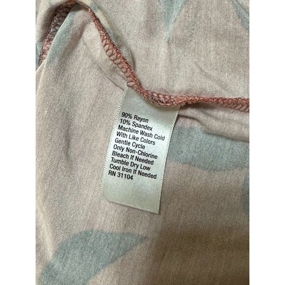 Madison Women's Size L Asymmetric Hem Maxi Dress Sleeveless Floral Design BOHO - Picture 5 of 5